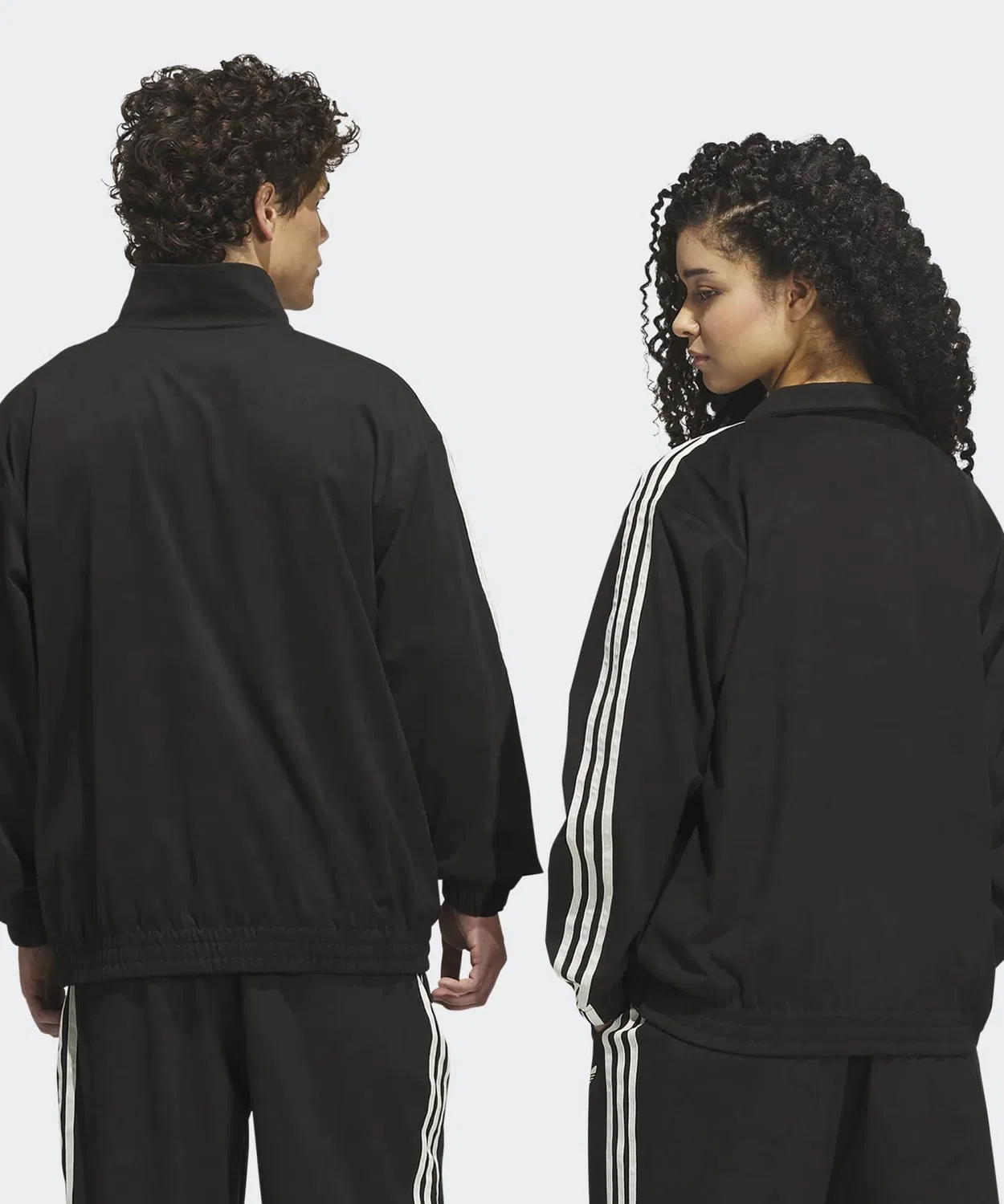 Мужская куртка-джерси с молнией Vintage Superfire Adidas Originals, Black — фото 2
