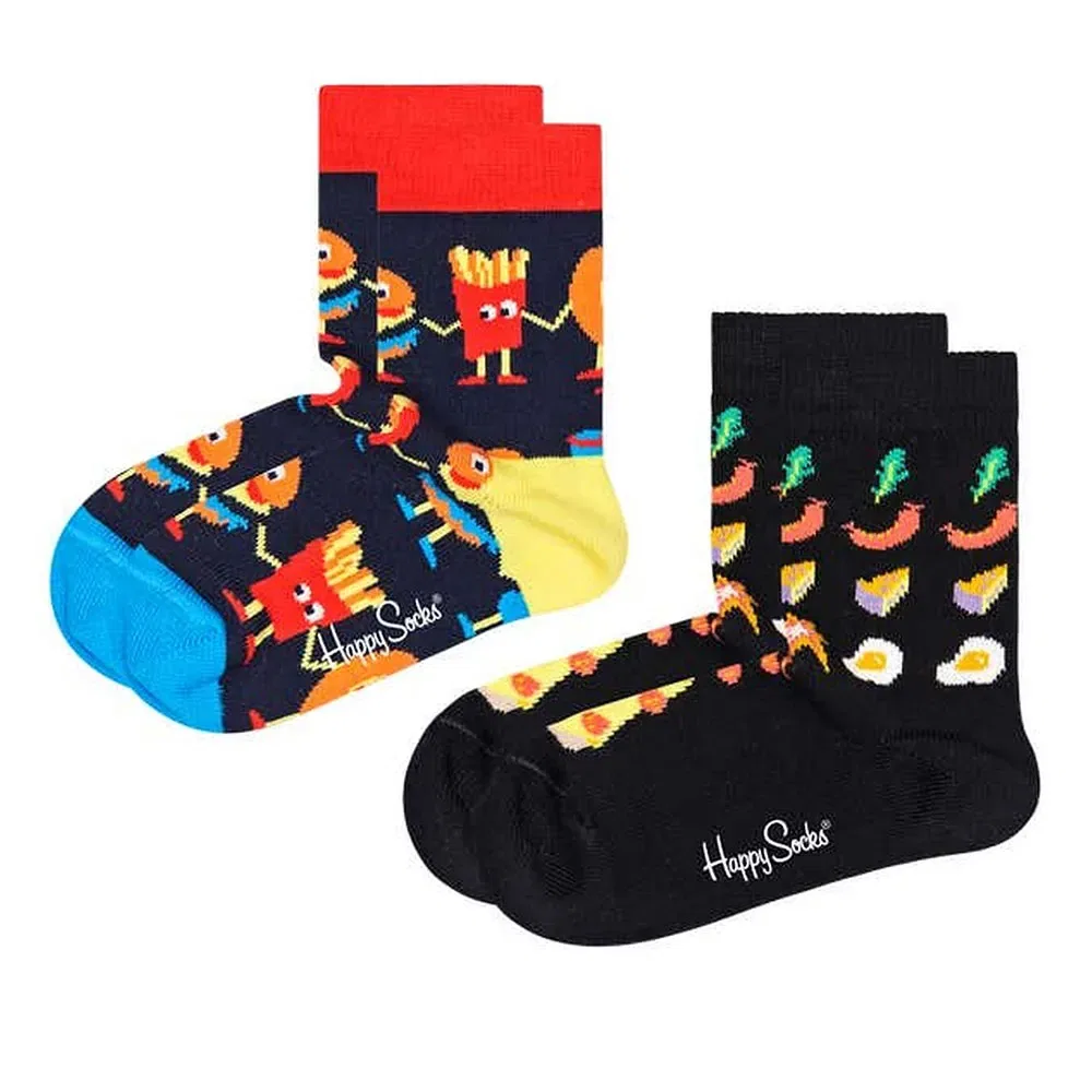 Носки Food Friends 2 пары Happy Socks, синий