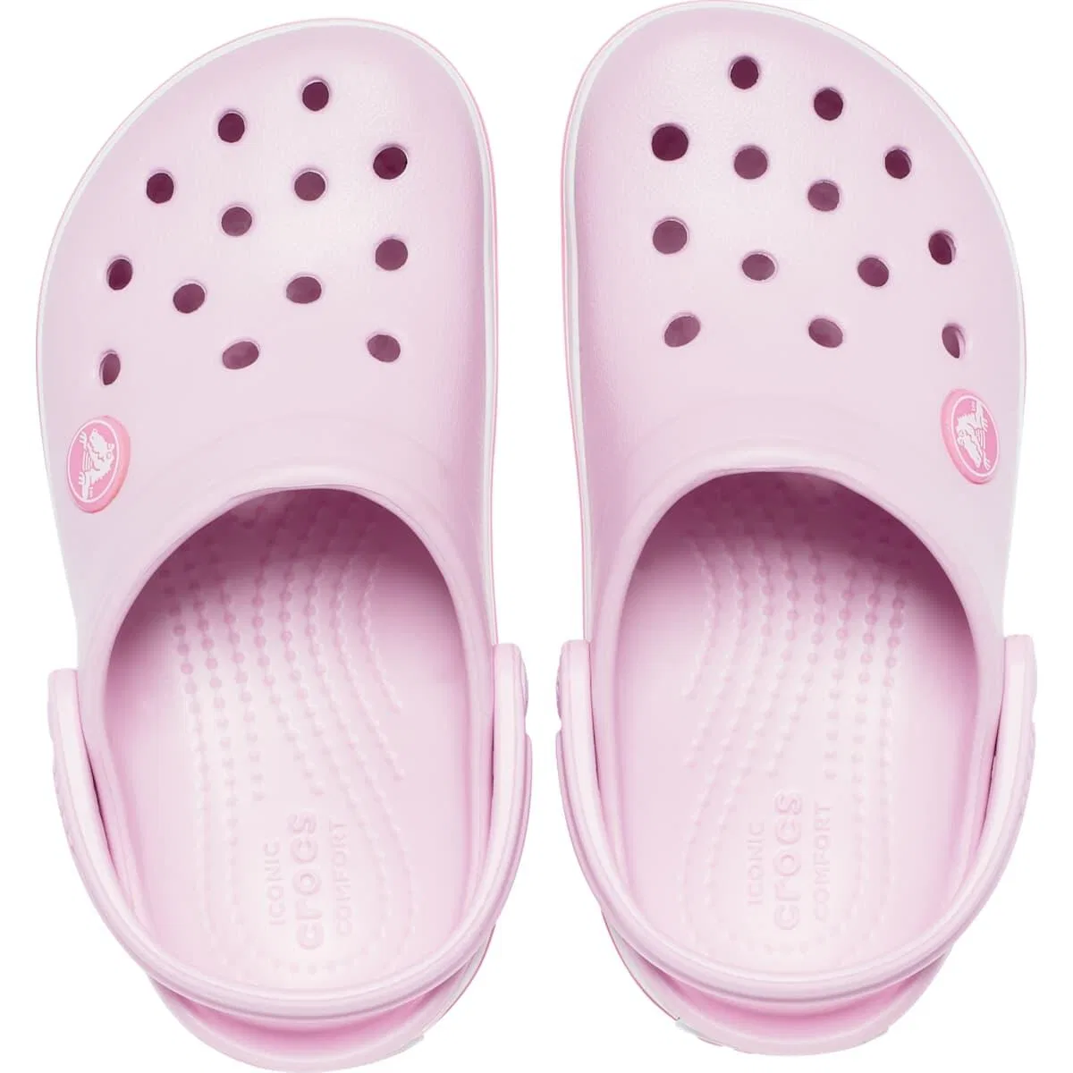 Детские сабо с ремешком Crocband Crocs, Rosa — фото 3
