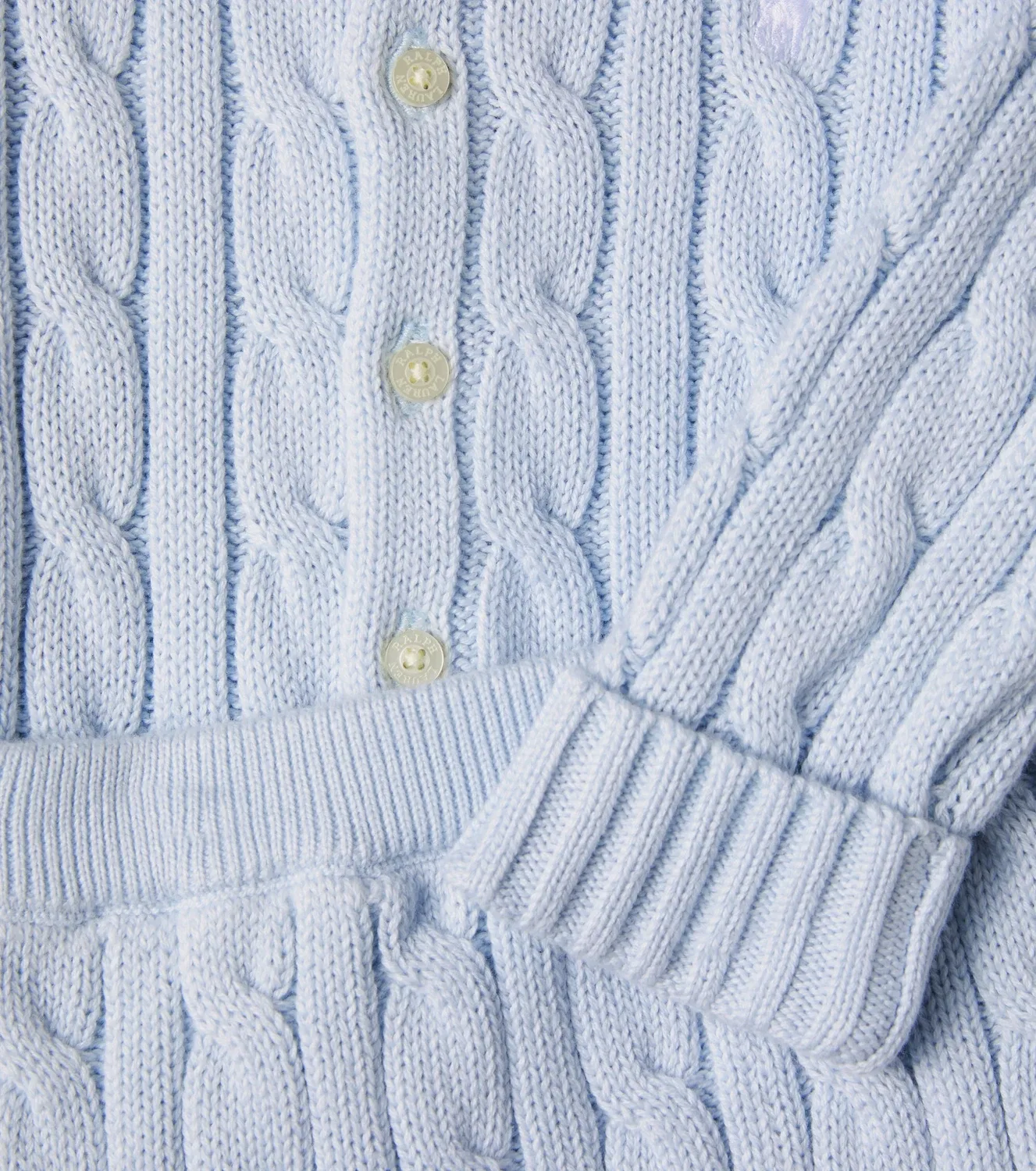 Комплект из хлопка Polo Ralph Lauren Kids, синий — фото 3
