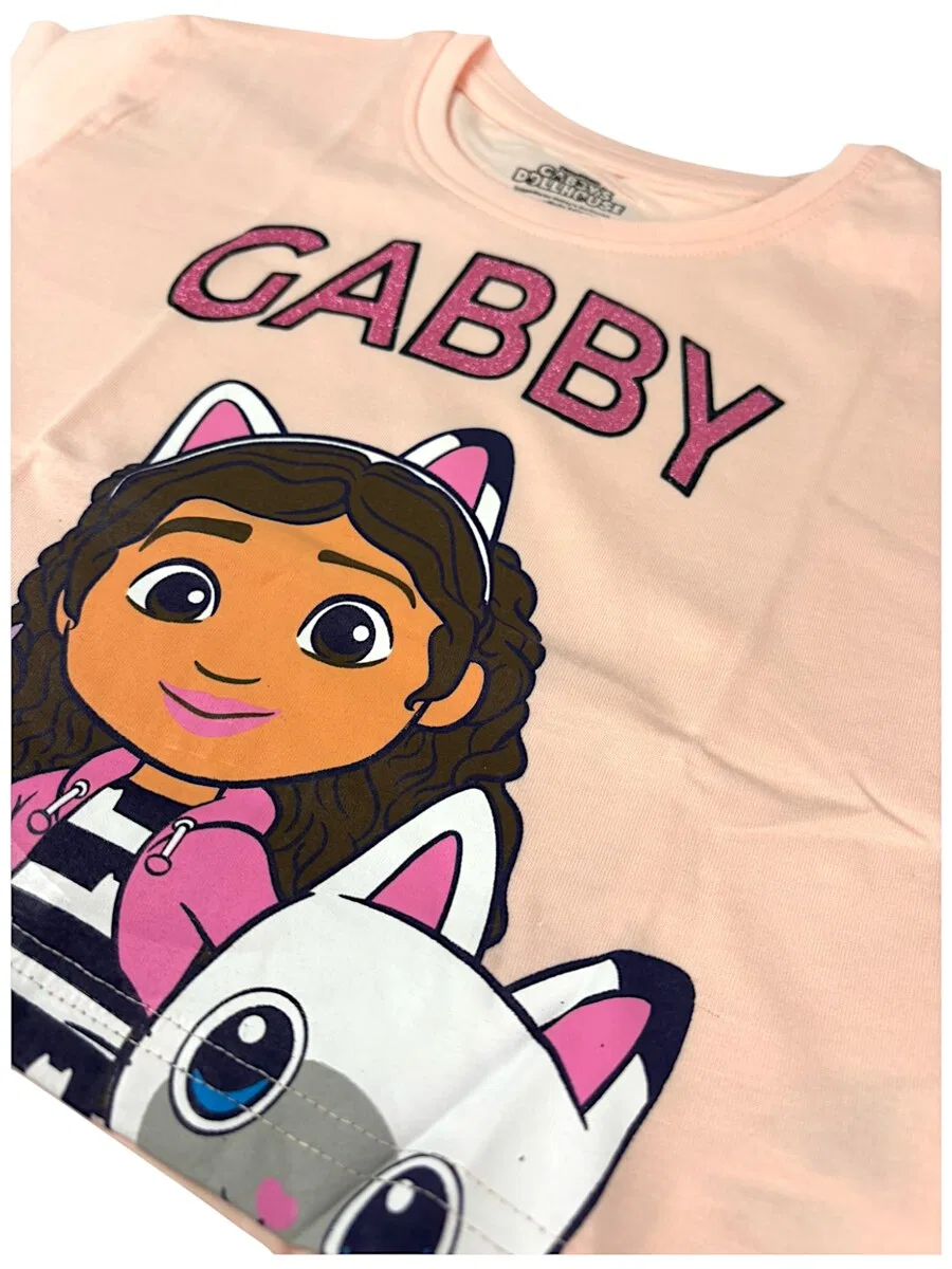 Футболка Gabby's Dollhouse 'Gabby´s Dollhouse Crop Top', цвет розовый — фото 4