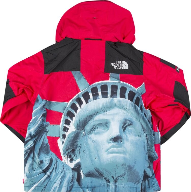 Куртка Supreme x The North Face Statue Of Liberty Mountain Jacket 'Red', красный — фото 3