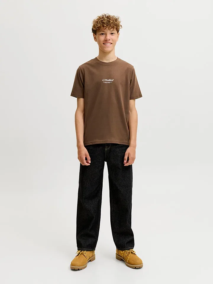 Футболка с принтом Soho Jack & Jones Junior, коричневый