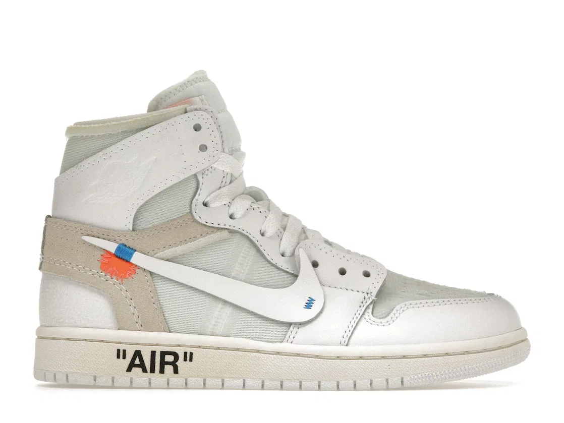 Детские кроссовки Lifestyle с деконструированным дизайном Jordan 1 Retro High Jordan, White/White