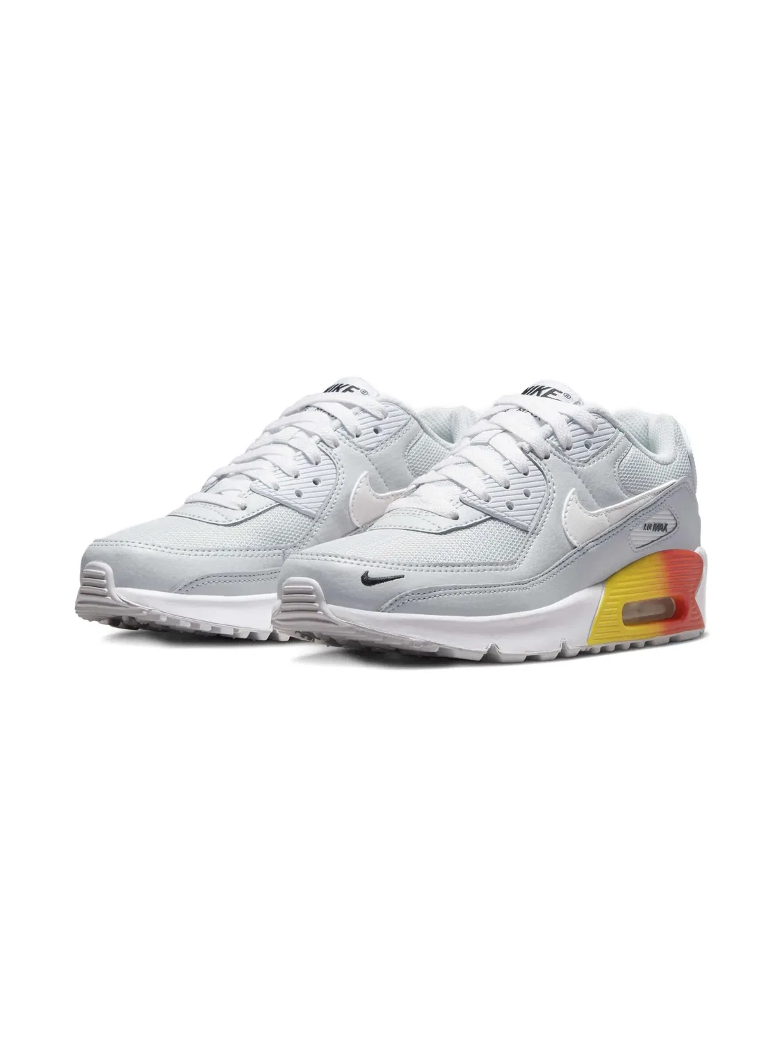 Кроссовки Air Max 90 Pure Platinum Cosmic Clay Lightning White Nike Kids, белый