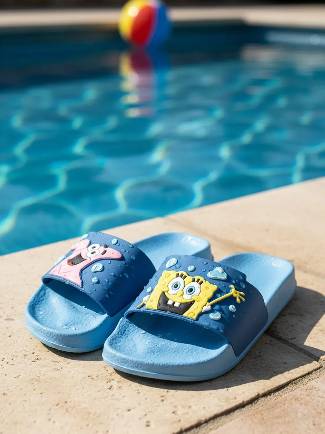 Мюли с 3D-дизайном Patrick Bubble Spongebob, синий — фото 2