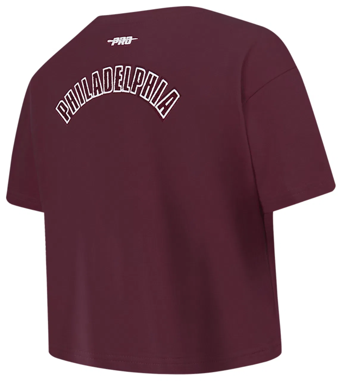 Футболка для девочек Philadelphia Phillies Classic Boxy Pro Standard, цвет Wine — фото 4