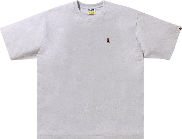 

Футболка BAPE Ape Head One Point Tee 'Grey', серый