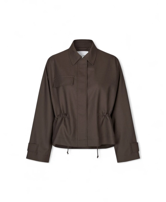 

Минималистичная черная кофейная куртка Salixa Samsã¸E Samsã¸E, коричневый