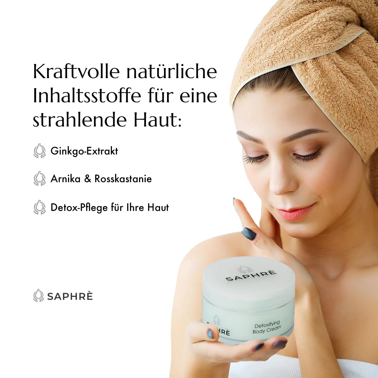 Крем для тела Detoxifying Body Cream, Saphrè, 200 мл — фото 3