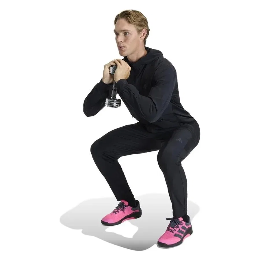 Спортивные штаны с технологией Climacool D4T Hybrid Pant adidas, Черный — фото 4