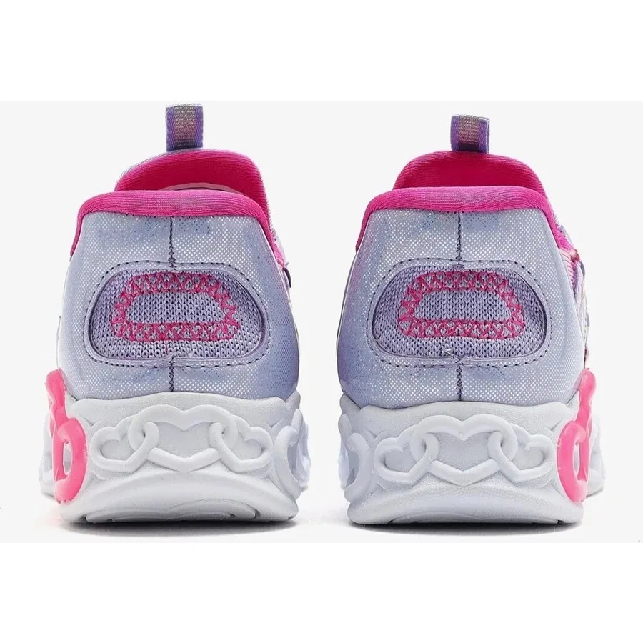 Детские кроссовки с подсветкой Infinite Heart Lights Eternal Shimmer Skechers, Фиолетовый — фото 4