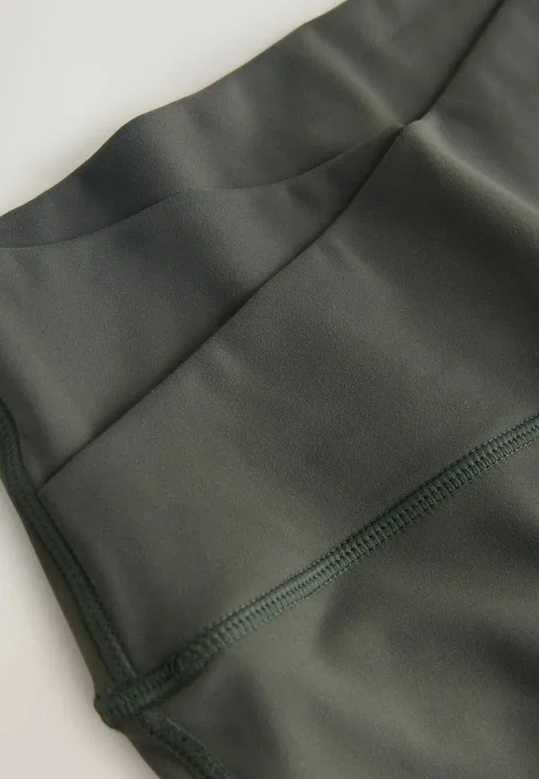 Леггинсы с завышенной талией Active Balance Wrap Front Flare Next, khaki green, зеленый/хаки — фото 2