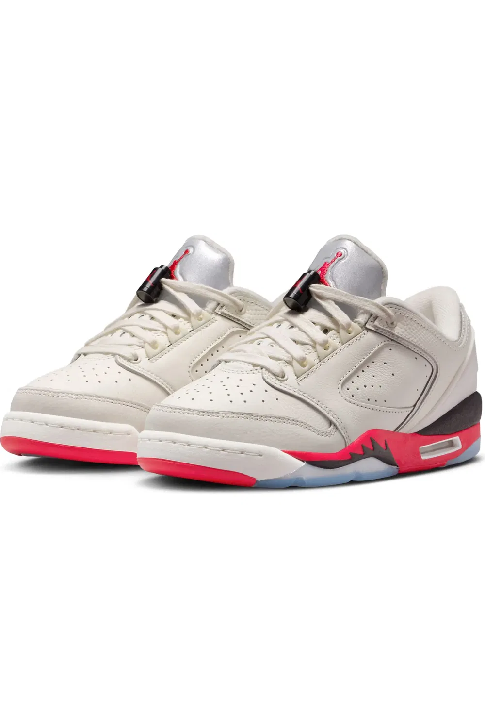 Детские баскетбольные кроссовки низкие Sixty Plus Jordan, Sail/Fire Red/Black/Silver