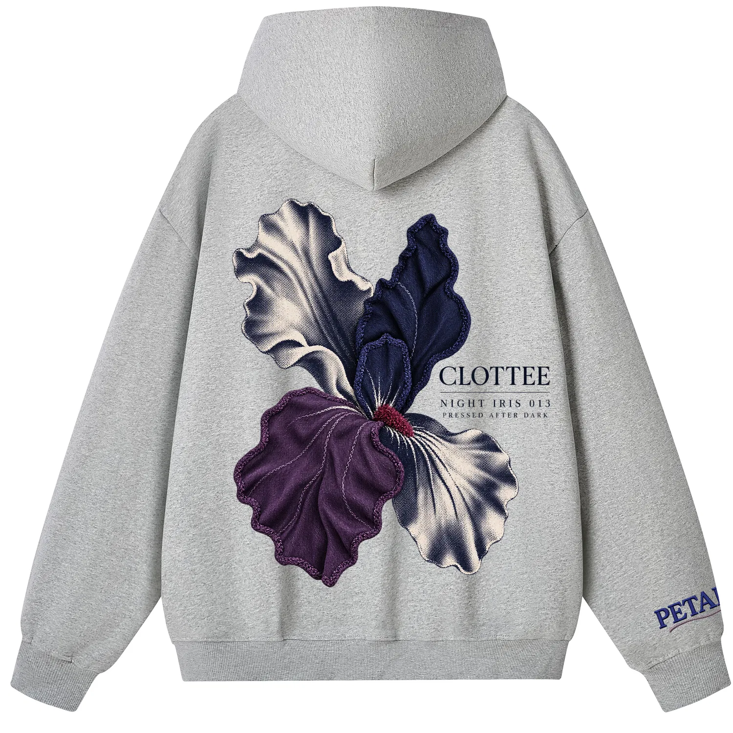 Детский свитшот с капюшоном CLOT, Dark Heather Gray