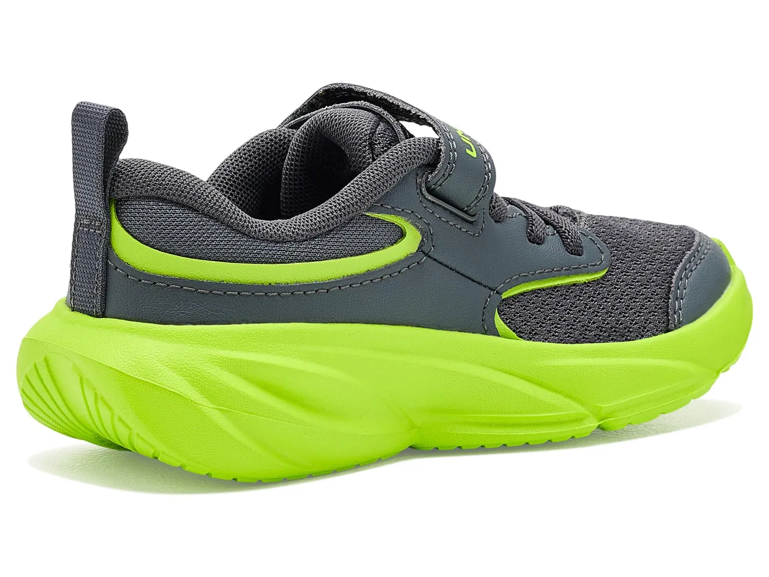 Детские кроссовки Pre School Surge 5 с альтернативной застежкой (для малышей) Under Armour Kids, Castlerock/Green Citrine/White — фото 4