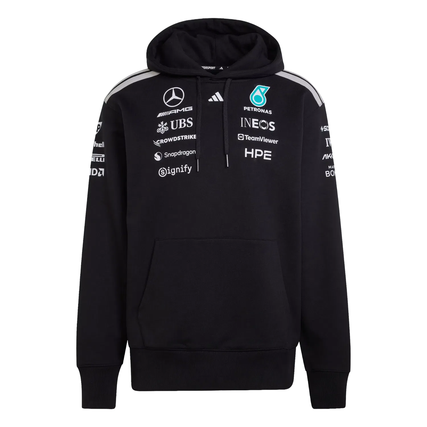 Мужское худи Formula 1 Team Driver Adidas, черный