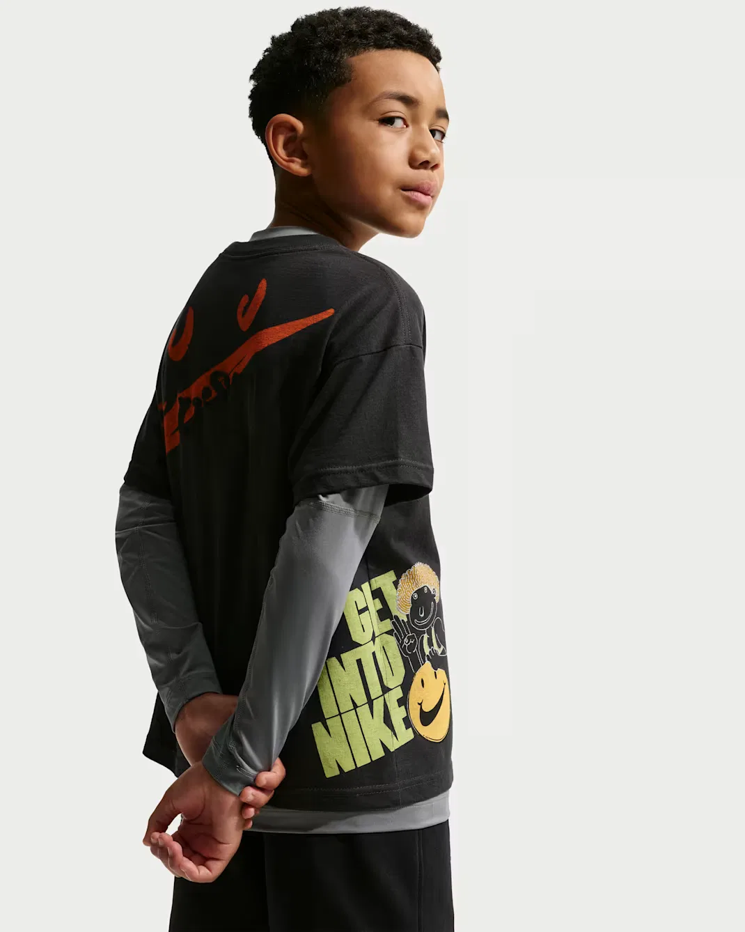 Футболка для детей постарше Nike Sportswear, Off Noir