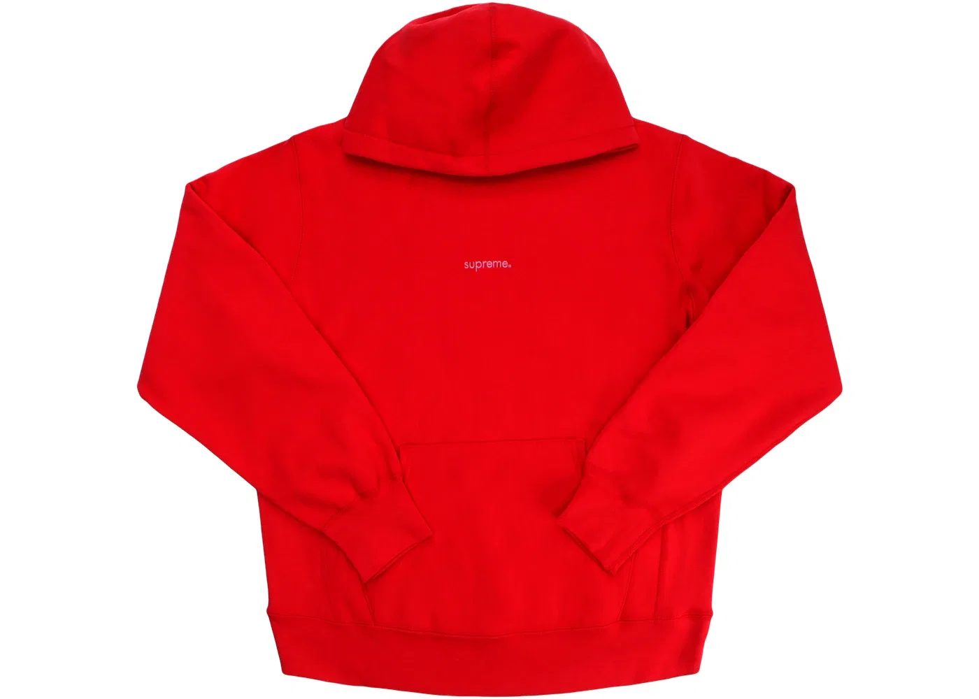 Мужское худи с капюшоном Supreme Trademark, красный