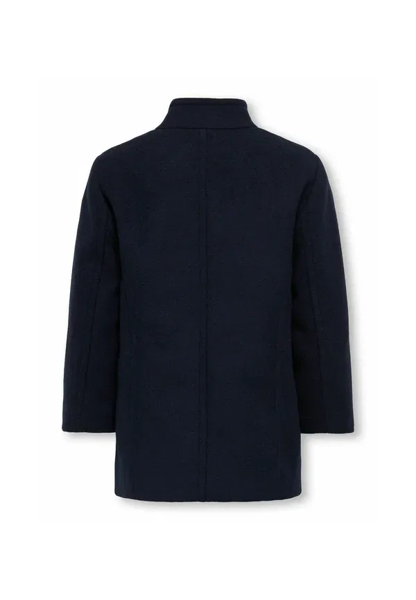 Пальто джинсовое kmglannie mantel - zieminis paltas Only Mini, Dark Blue, темно-синий — фото 2
