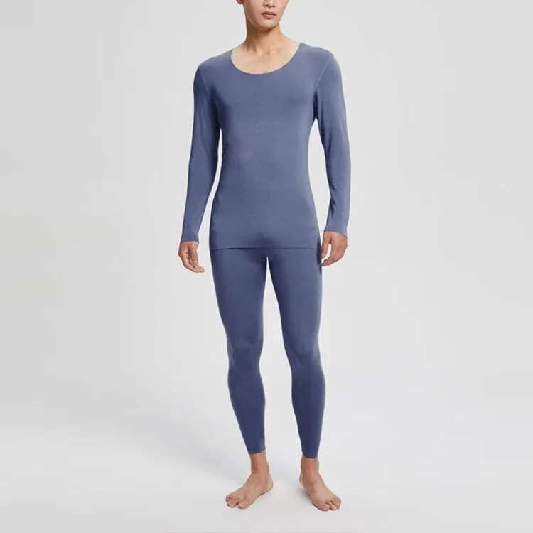 Мужская термобельевая футболка с длинным рукавом Calvin Klein, Lake Blue — фото 3