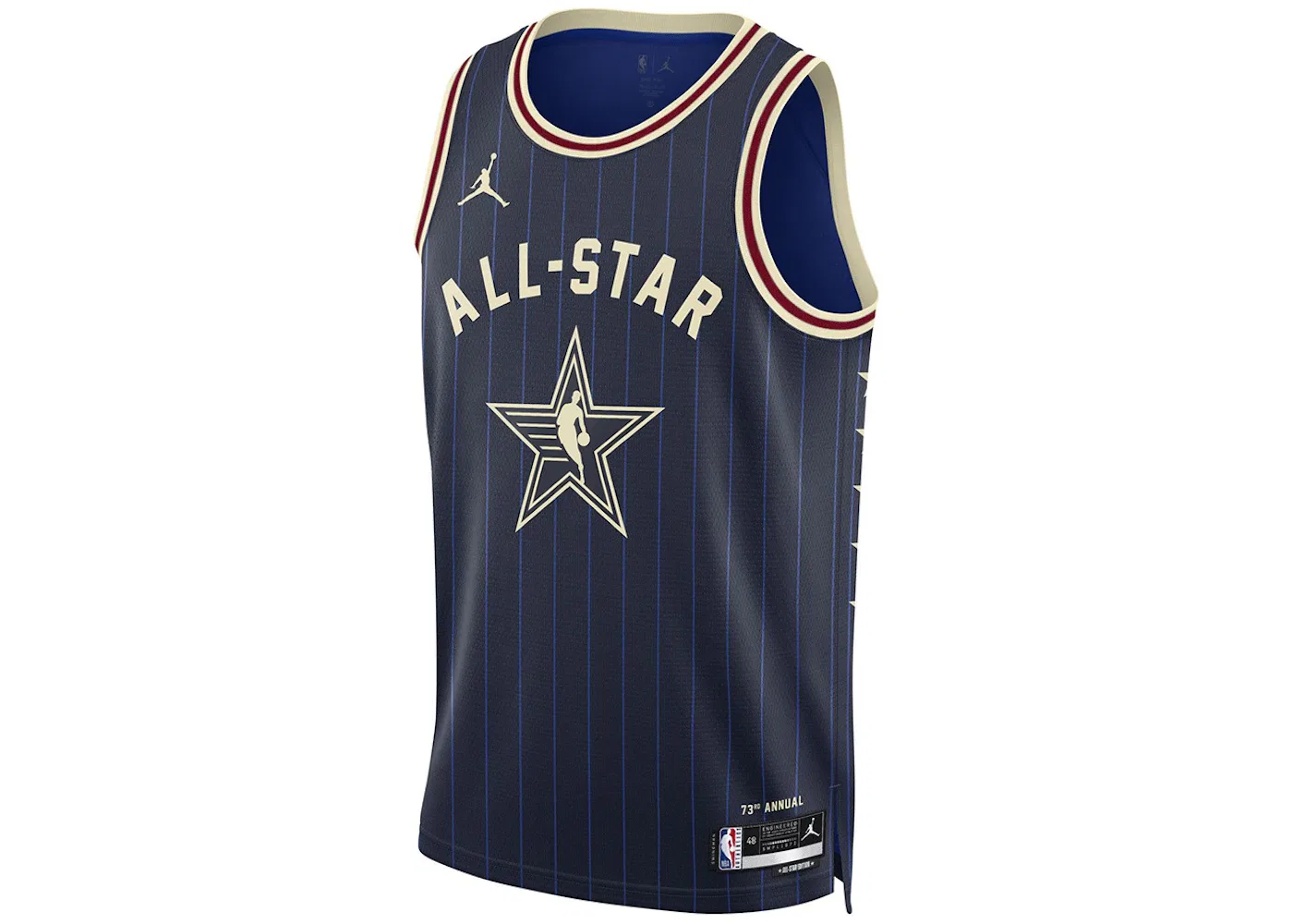 Мужская джерси с принтом Jordan NBA Dri-Fit All-Star Curry, Blue