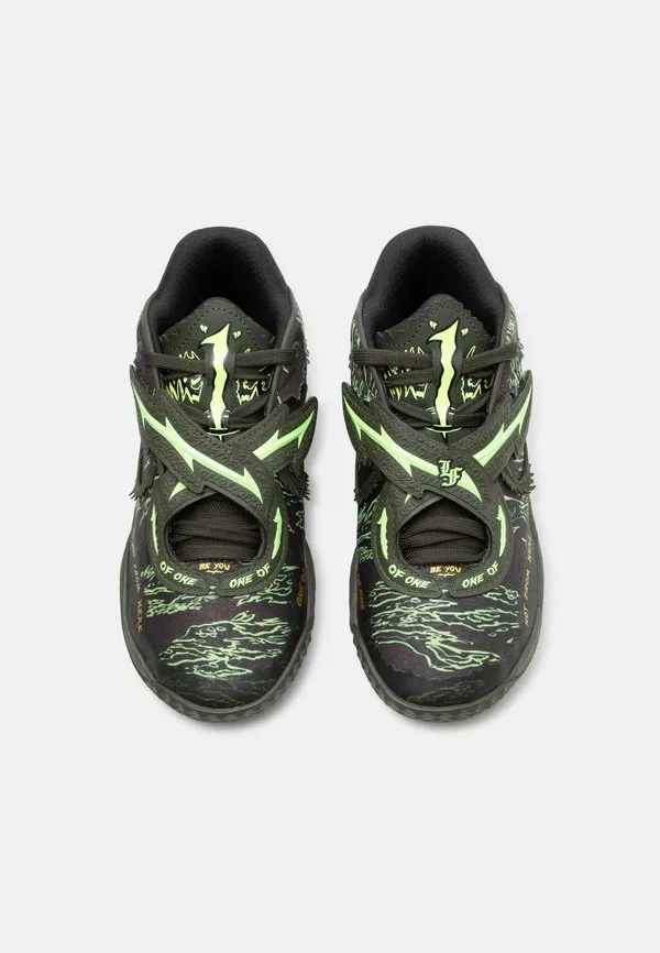 Баскетбольные кроссовки mb 05 камуфляжная Puma, Dark Olive/Fizzy Light/Black — фото 4