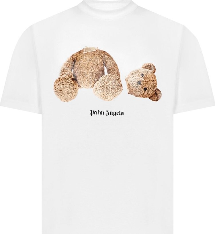 

Футболка Palm Angels Bear Classic Tee 'White/Brown', коричневый