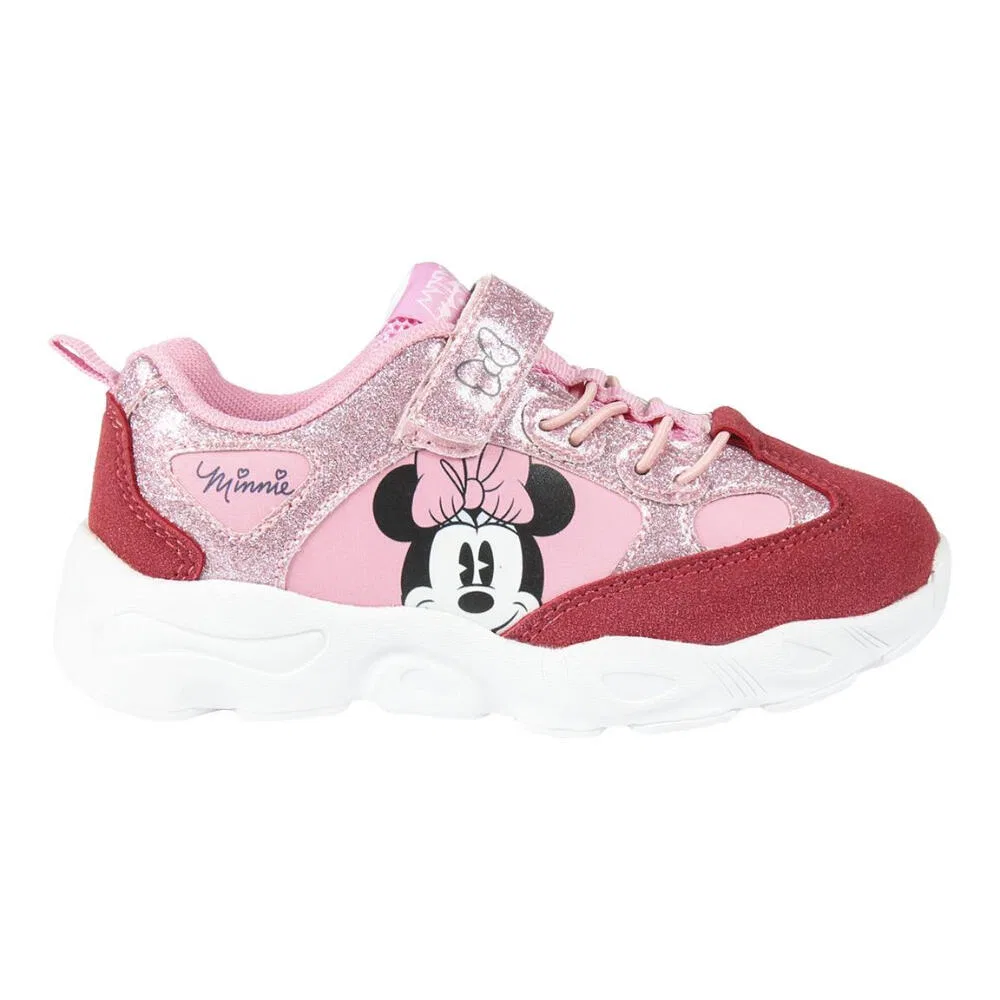 Детские кроссовки для девочек с блестками Minnie 30 Mini Mouse, Роза