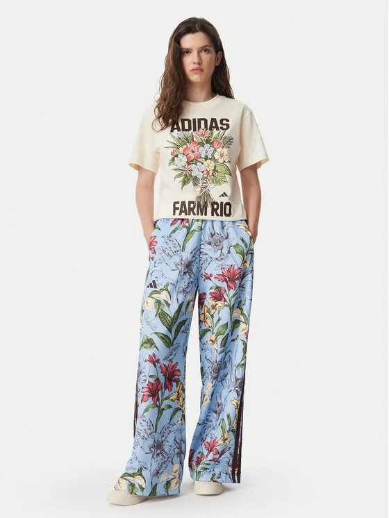 Футболка regular fit Fram Rio Graphic Adidas, кремовый — фото 2