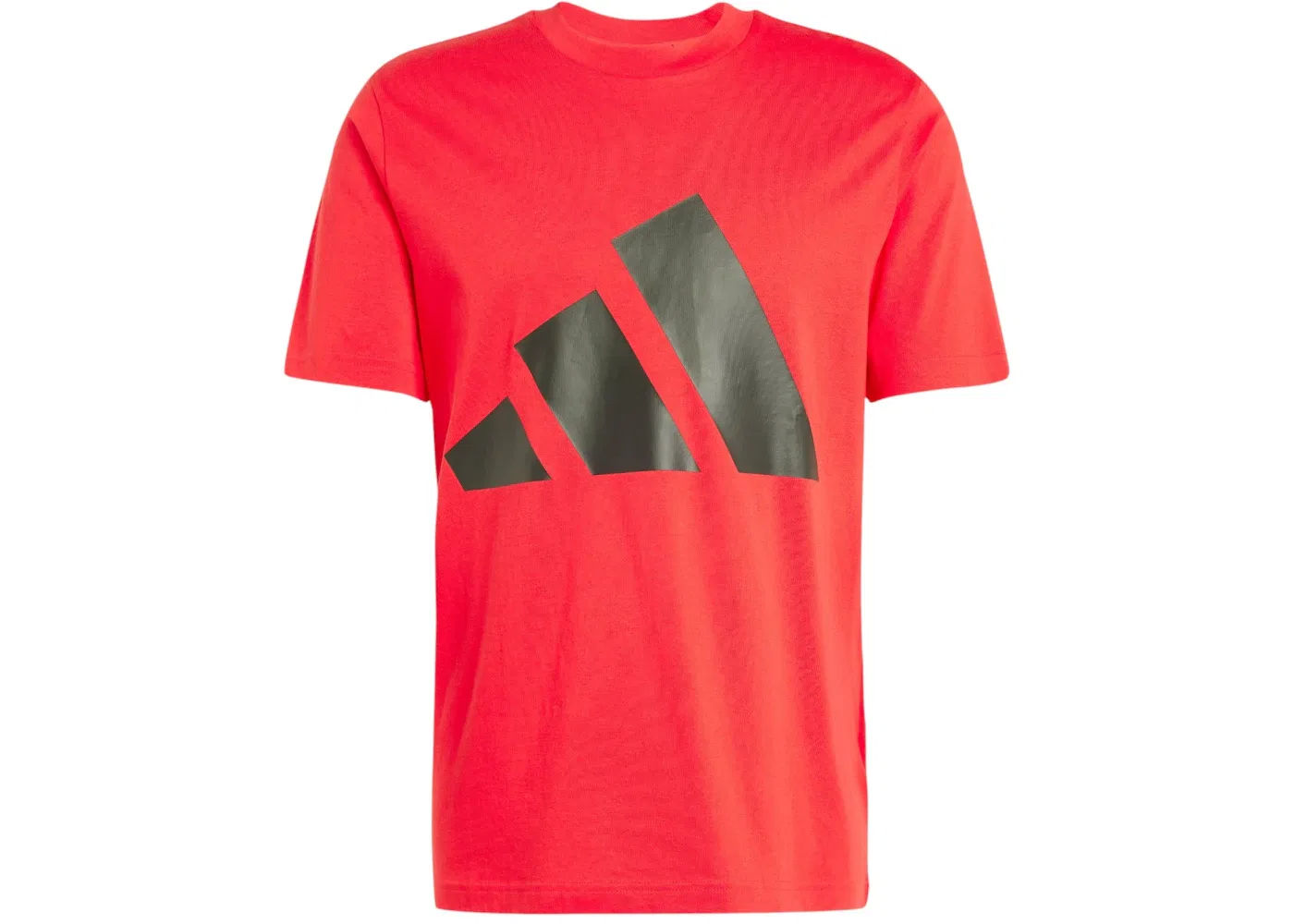 Мужская футболка с логотипом Adidas, Pure Ruby/Black