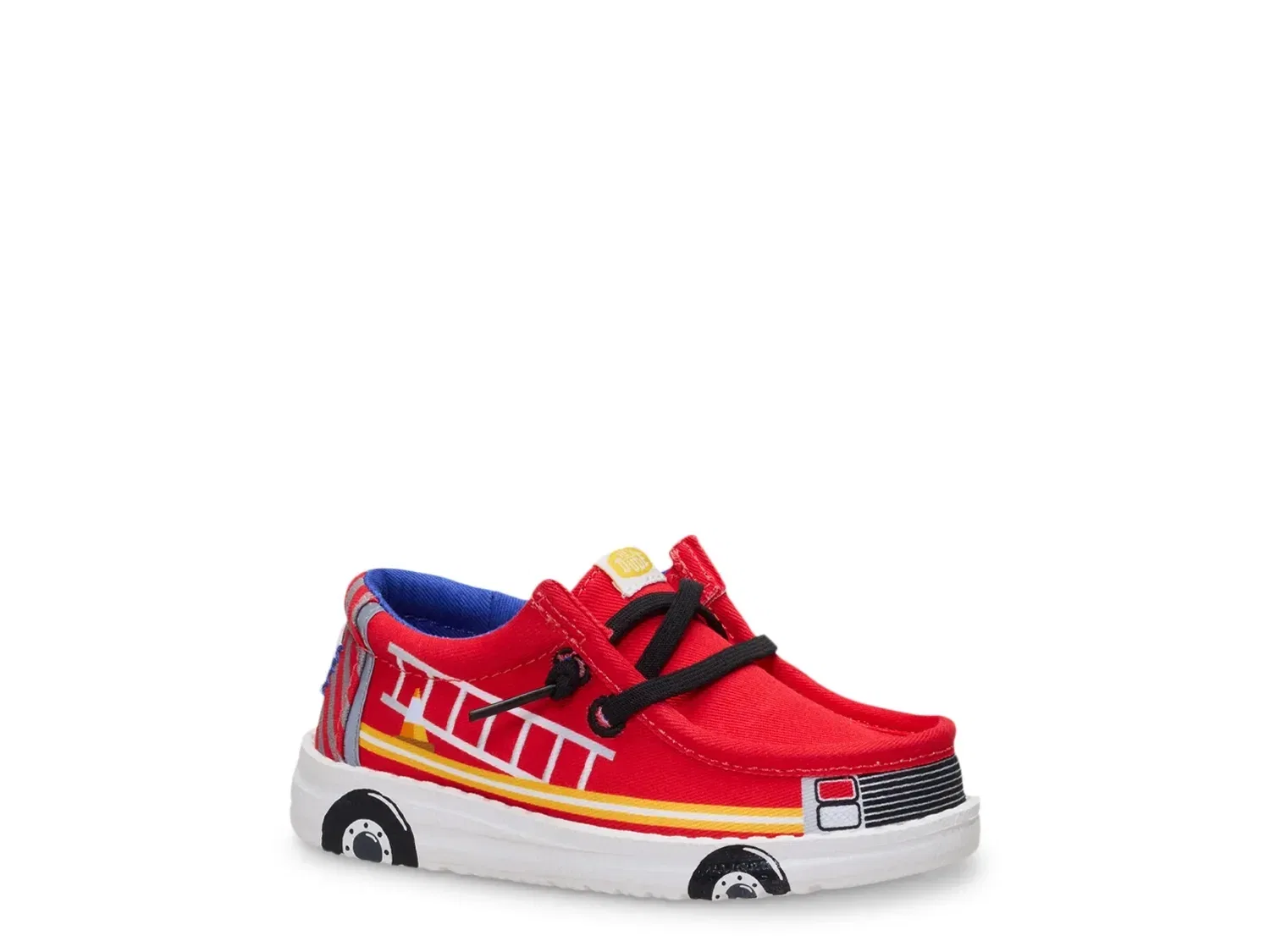Slip-Ons Wally с принтом пожарной машины, HEYDUDE, красный