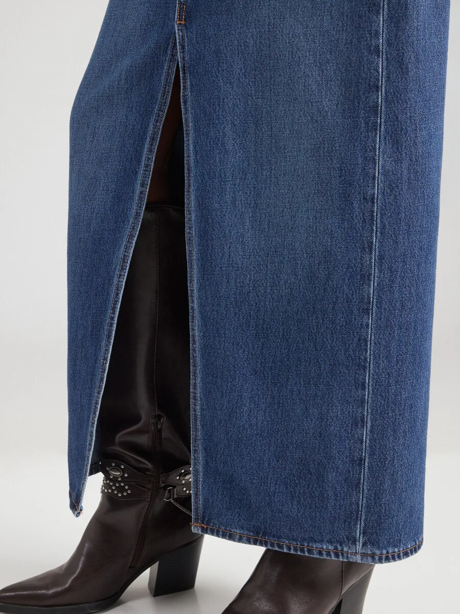 Юбка LEVI'S темно-синего цвета — фото 2