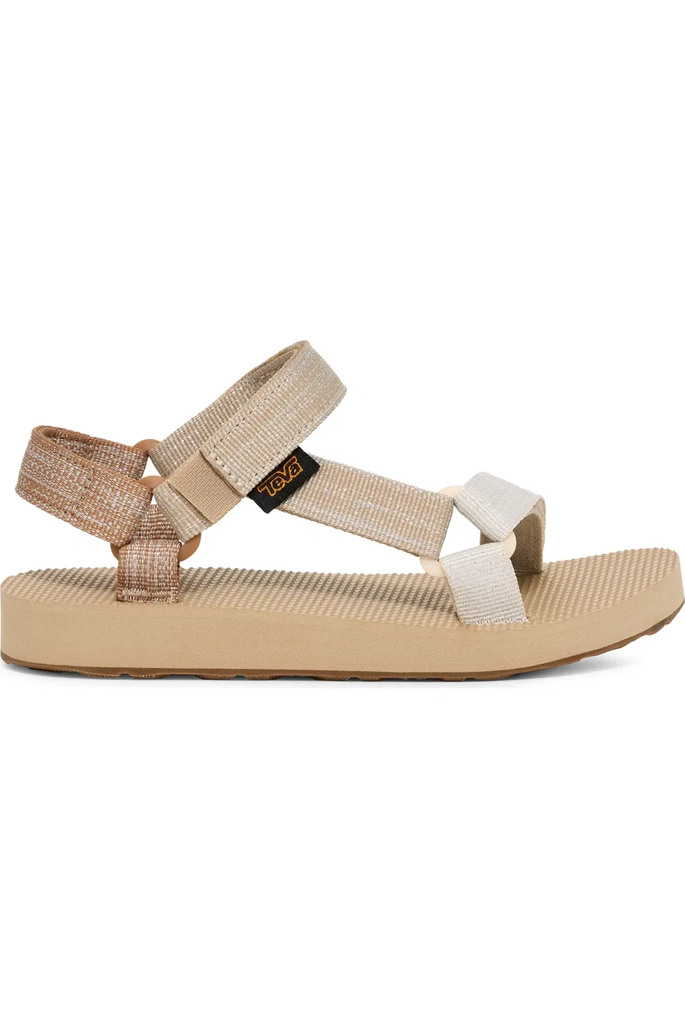 Детские сандалии с блестящими ремешками Original Universal Teva, Neutral Multi — фото 3