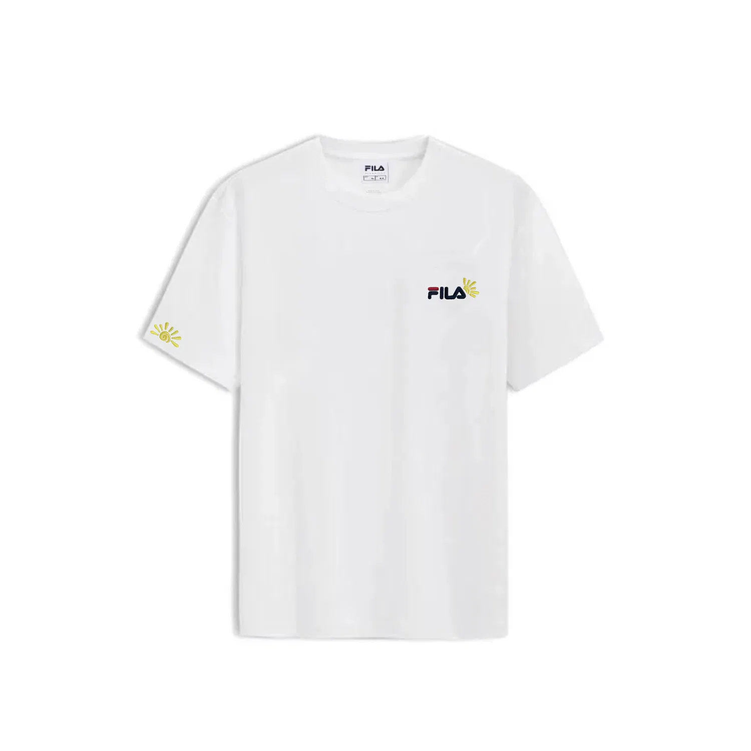 Футболка детская с круглым вырезом FILA, Белый