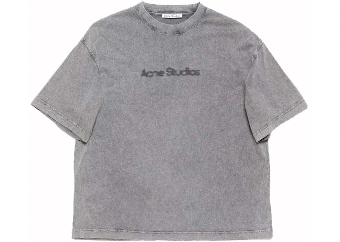 Женская футболка с логотипом Acne Studios T-Shirt, Faded Grey