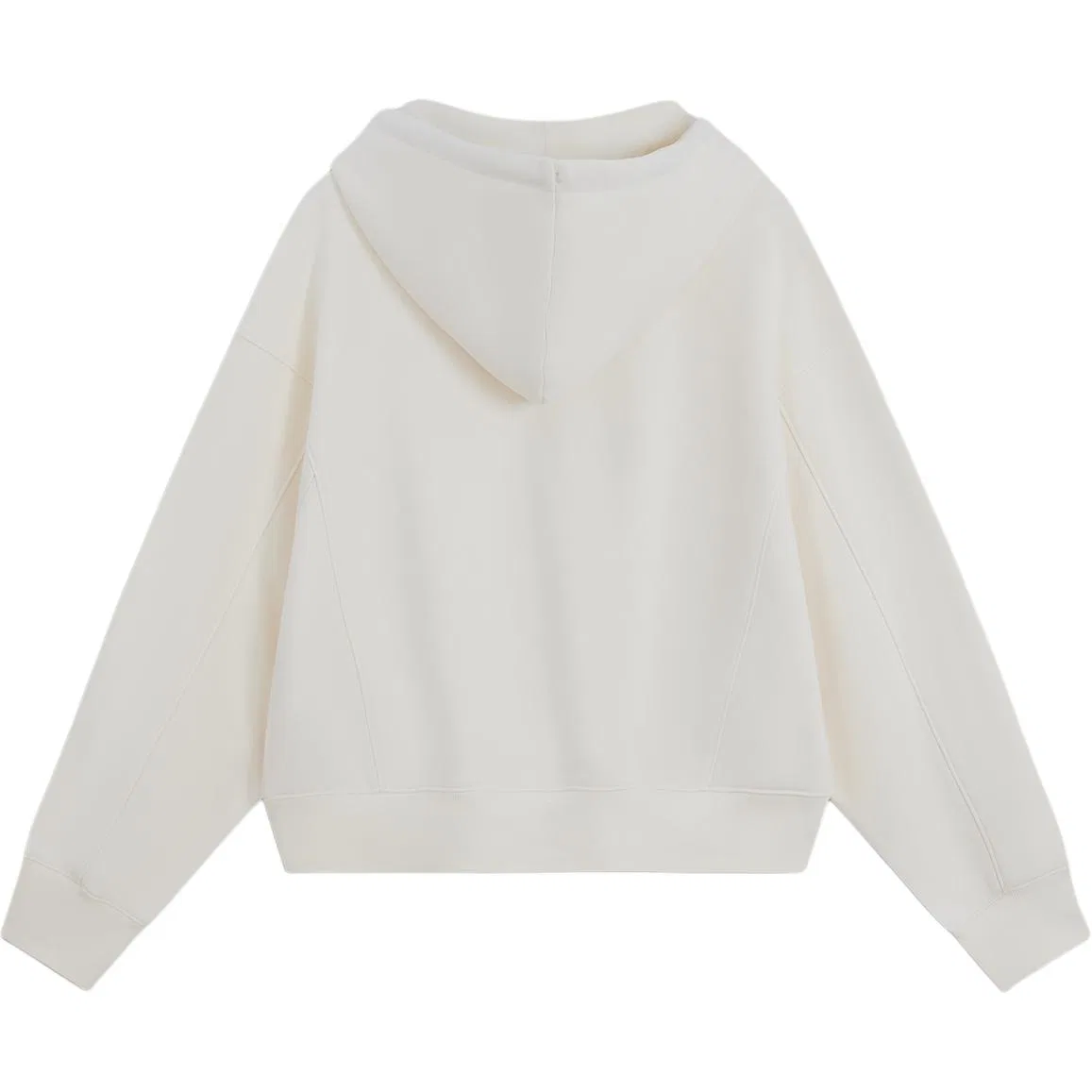 Женский худи с капюшоном неотстегивающимся Ivory White GAP — фото 4
