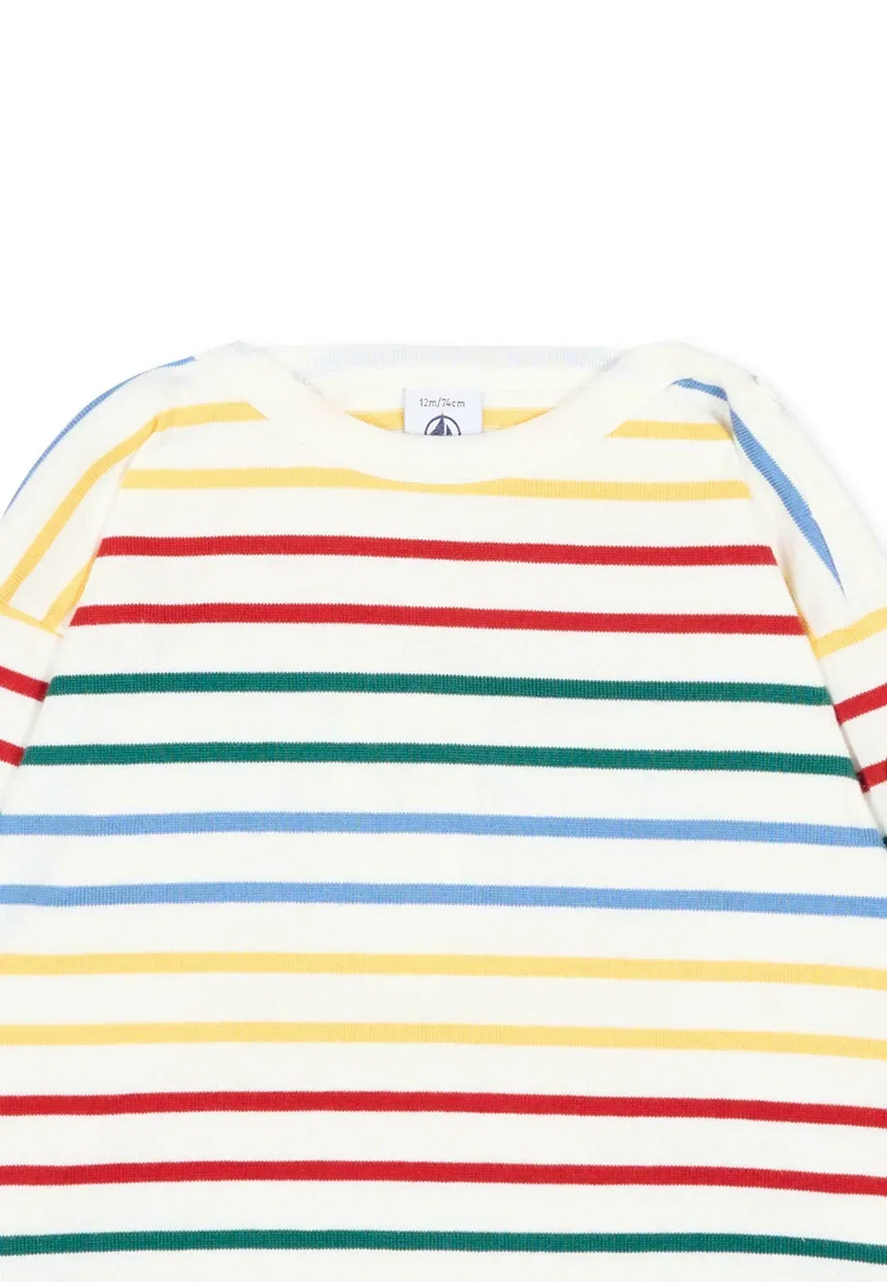 Футболка - топ с длинными рукавами Petit Bateau, Multi-Coloured — фото 3