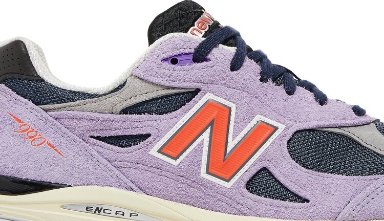 Кроссовки New Balance Teddy Santis x 990v3 Made in USA 'Raw Amethyst', фиолетовый — фото 3