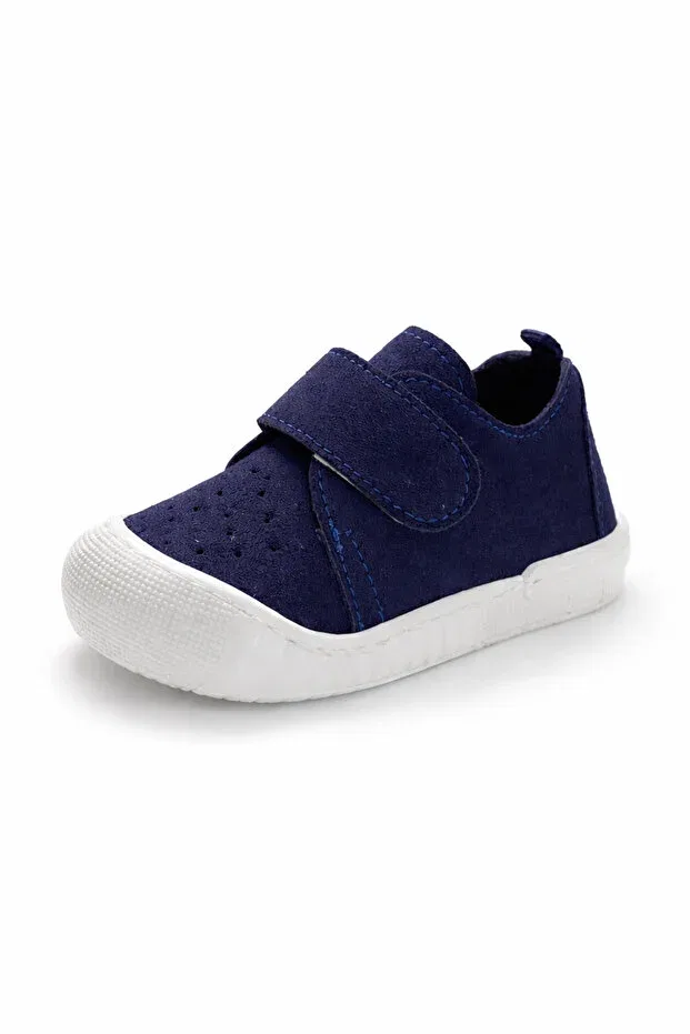 Детские туфли для мальчиков из замши Belle Vie Shoes, Navy Blue