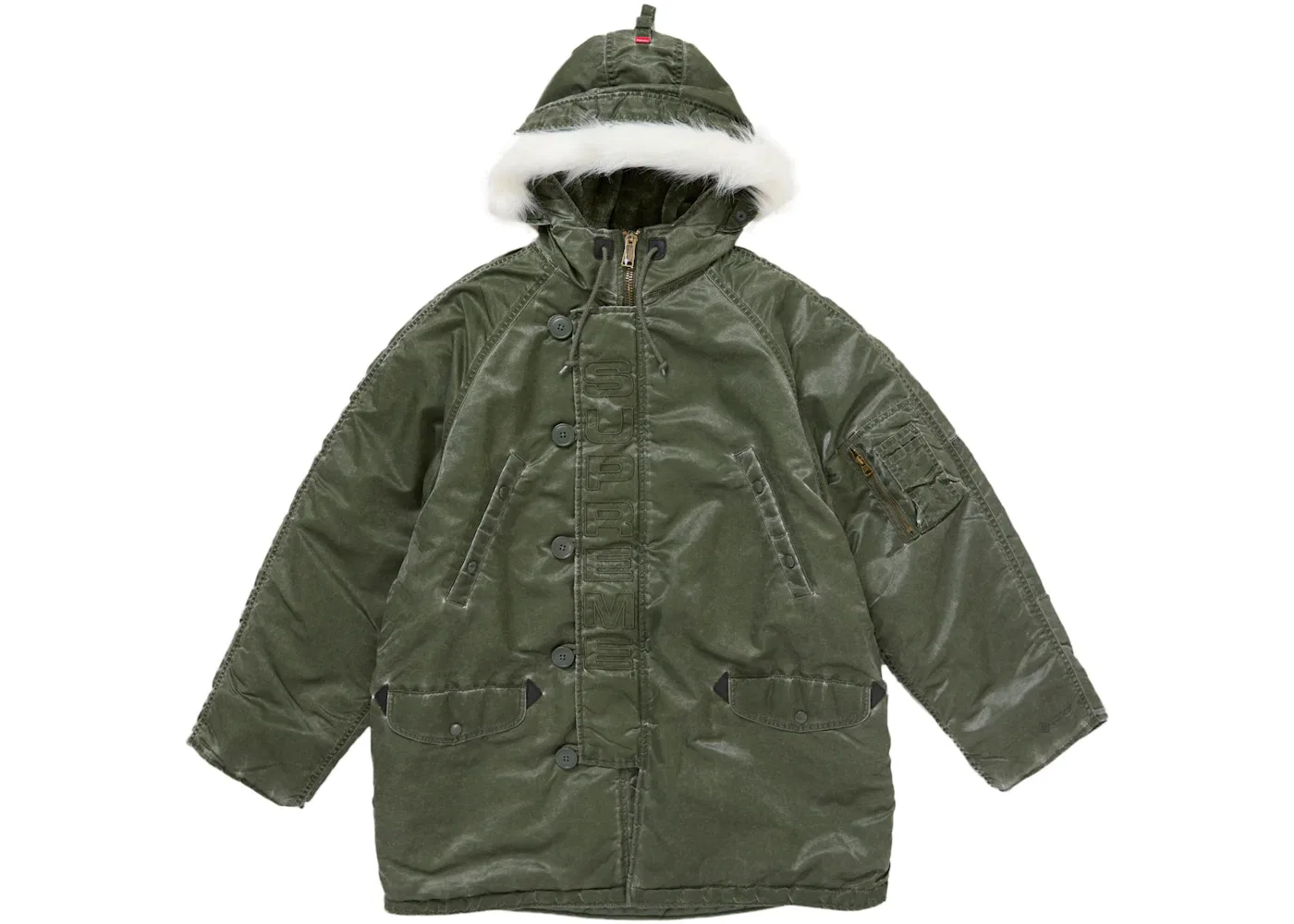 Мужская парка с длинным рукавом Supreme Parka, Olive