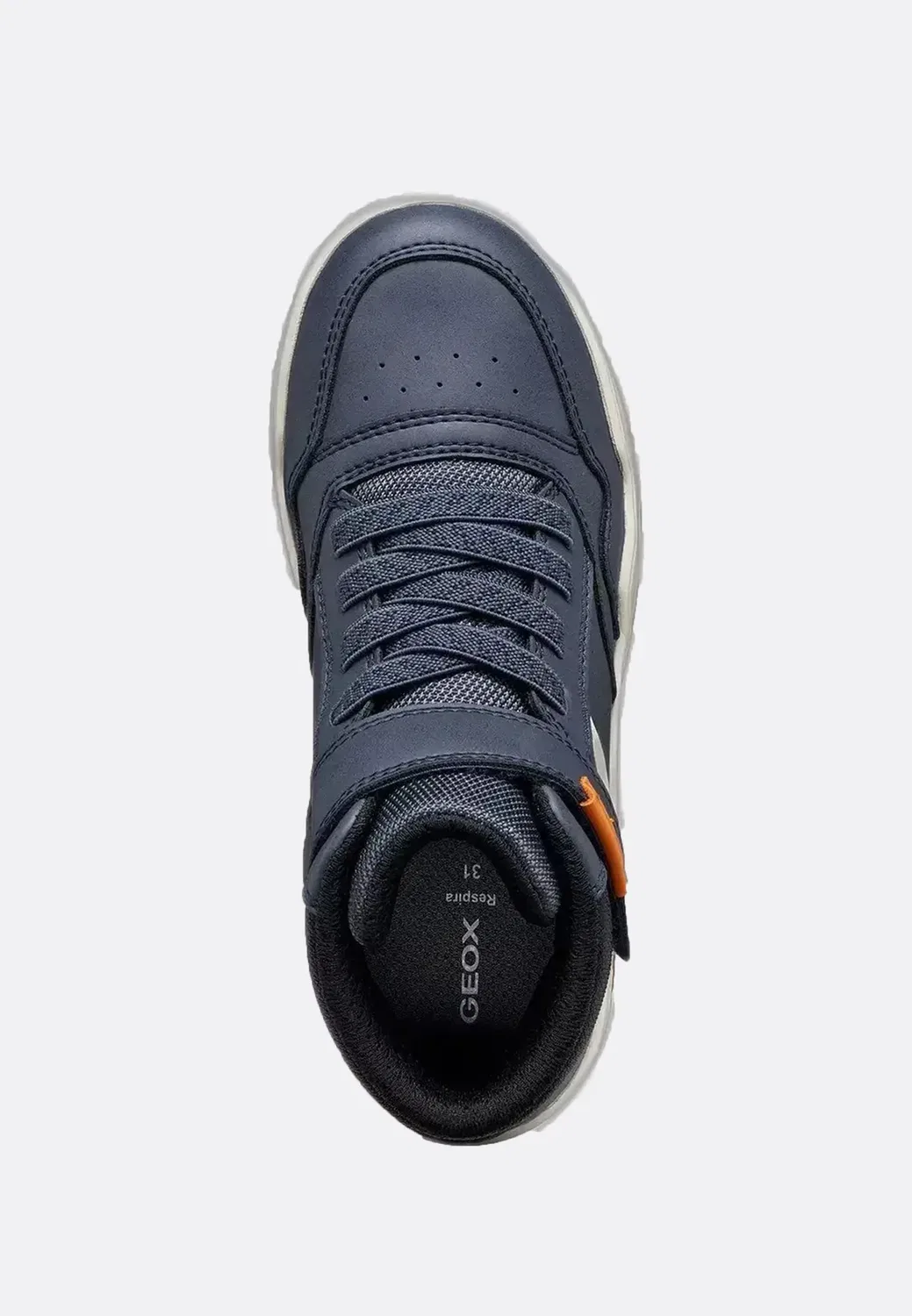 Перт - высокие кроссовки Geox, Navy Blue — фото 3