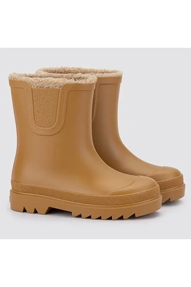 Детские ботинки для девочек без шнуровки Tokio borreguito fur boots Igor, Caramel