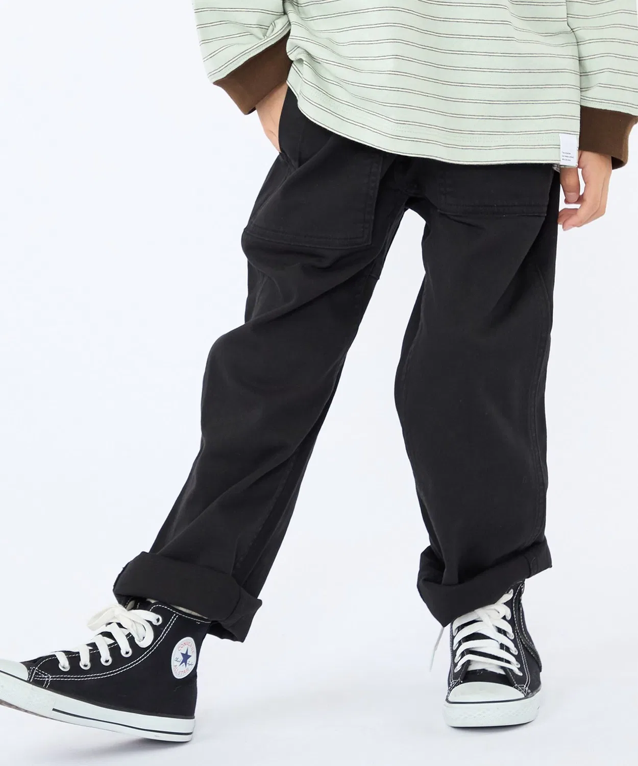 Детские штаны с принтом Gramicci Baker Pants, Цвет: Хаки — фото 4