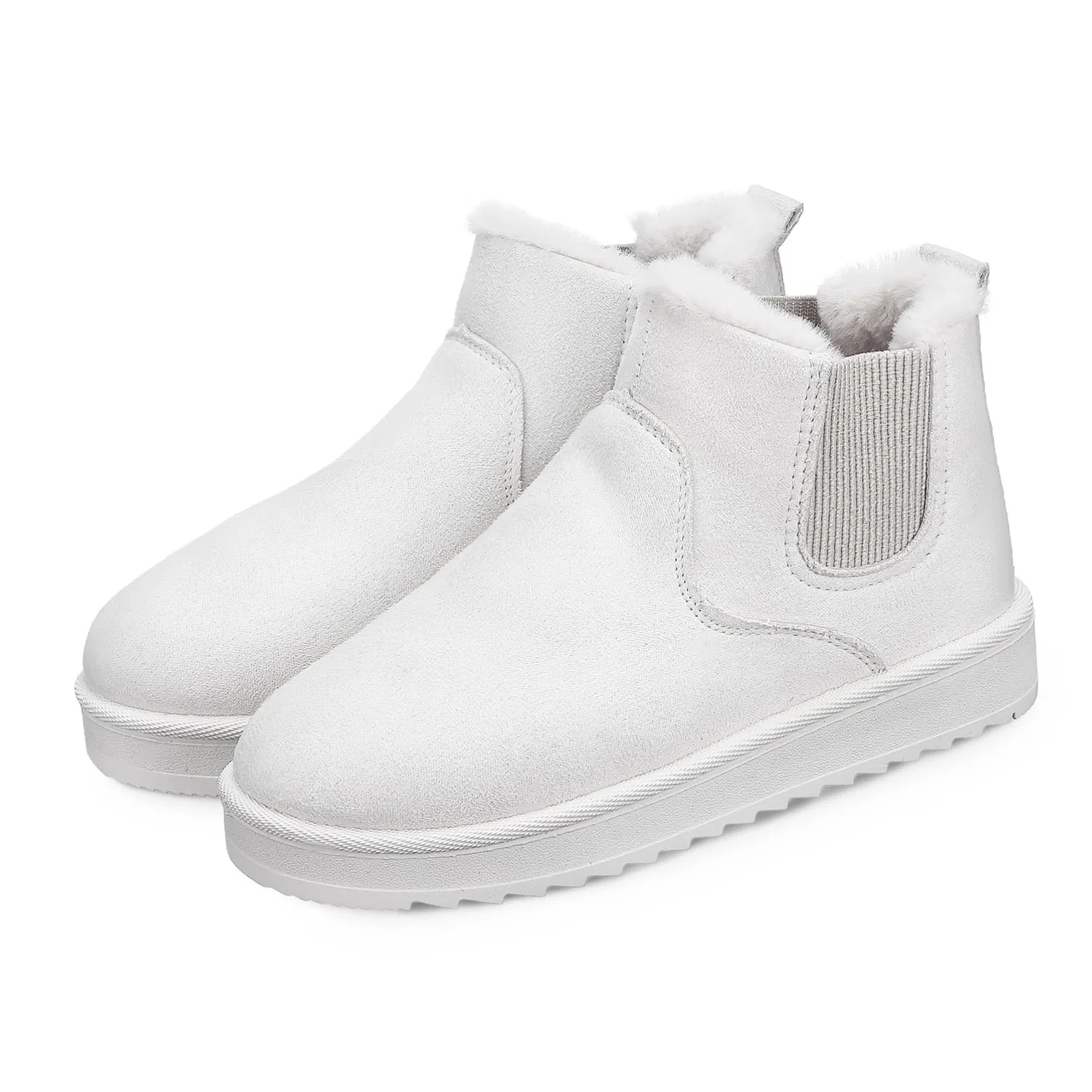 Детские ботинки на меху для девочек LIFKOME, Beige