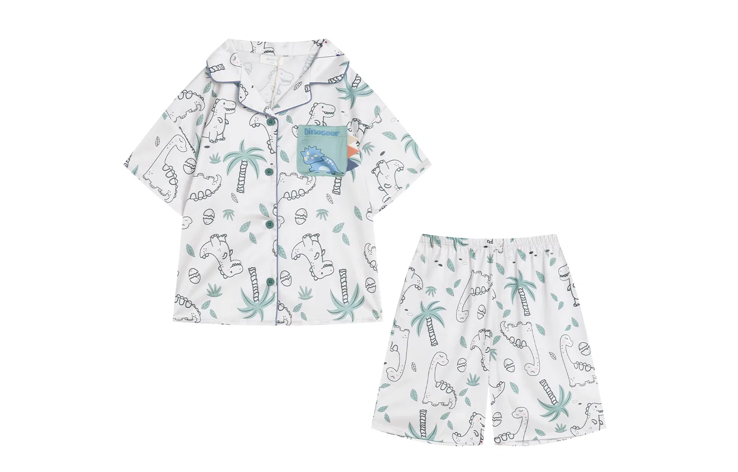 Детский комплект для отдыха с принтом Jungle Green GUKOO, Forest Green