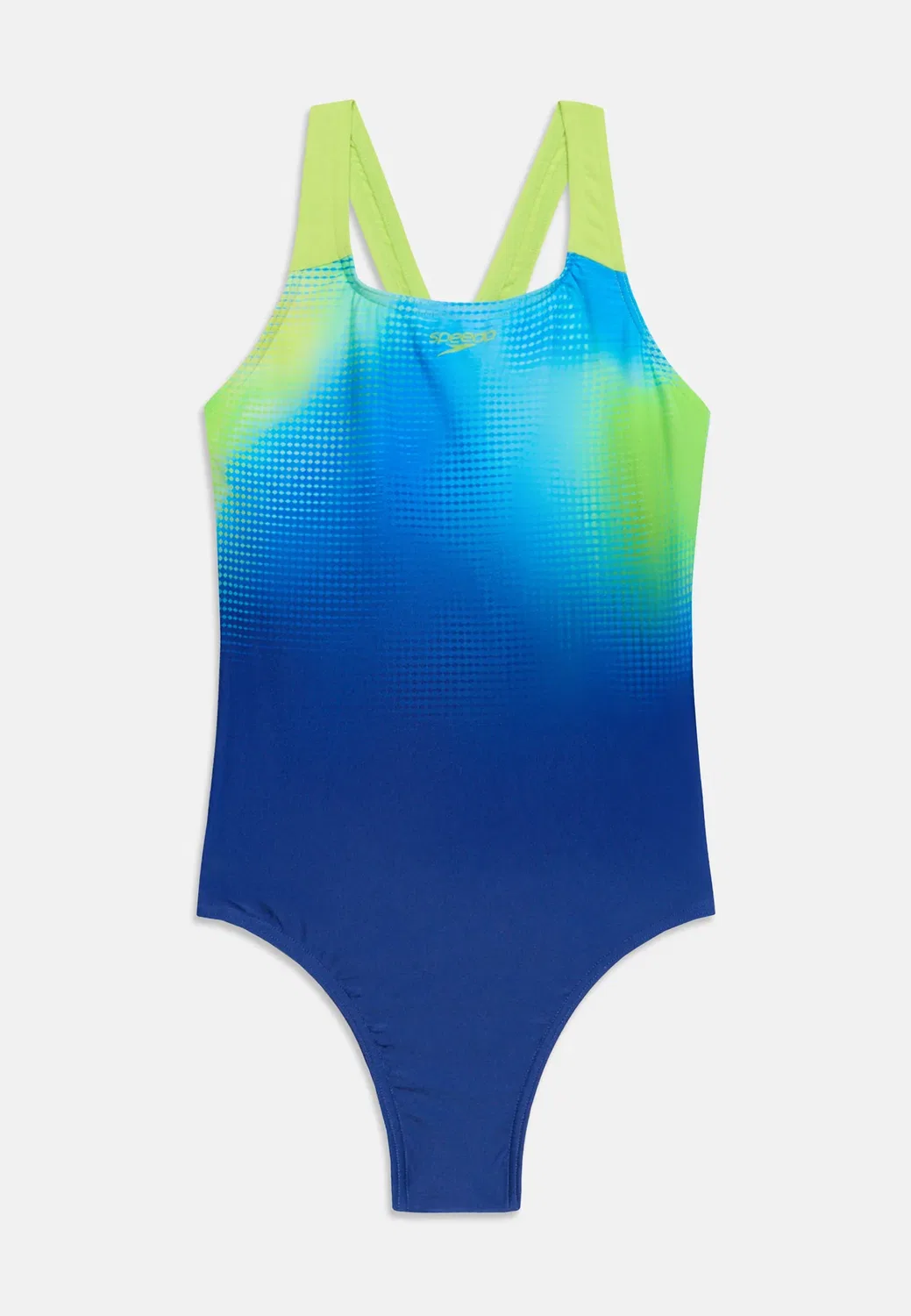 Powerback - купальник Speedo, Night Watch/Citrus Green