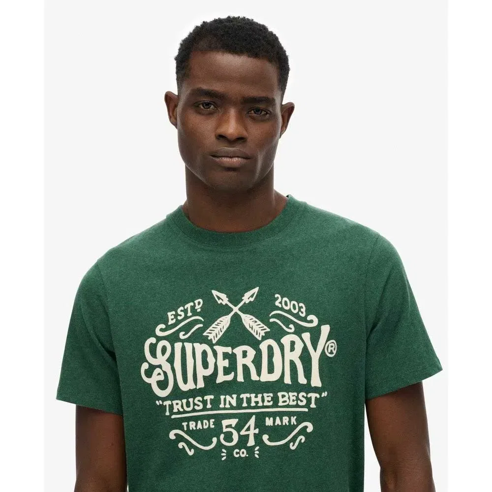 Футболка Outdoor Flock Relaxed Fit с коротким рукавом Superdry, зеленый — фото 4