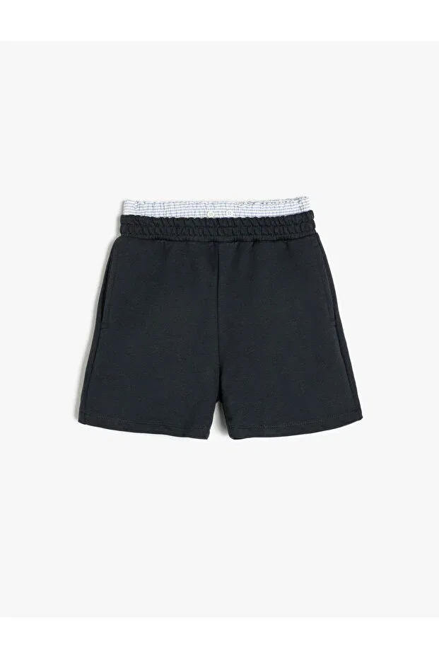 Детские шорты для девочек хлопковые Koton, Navy Blue