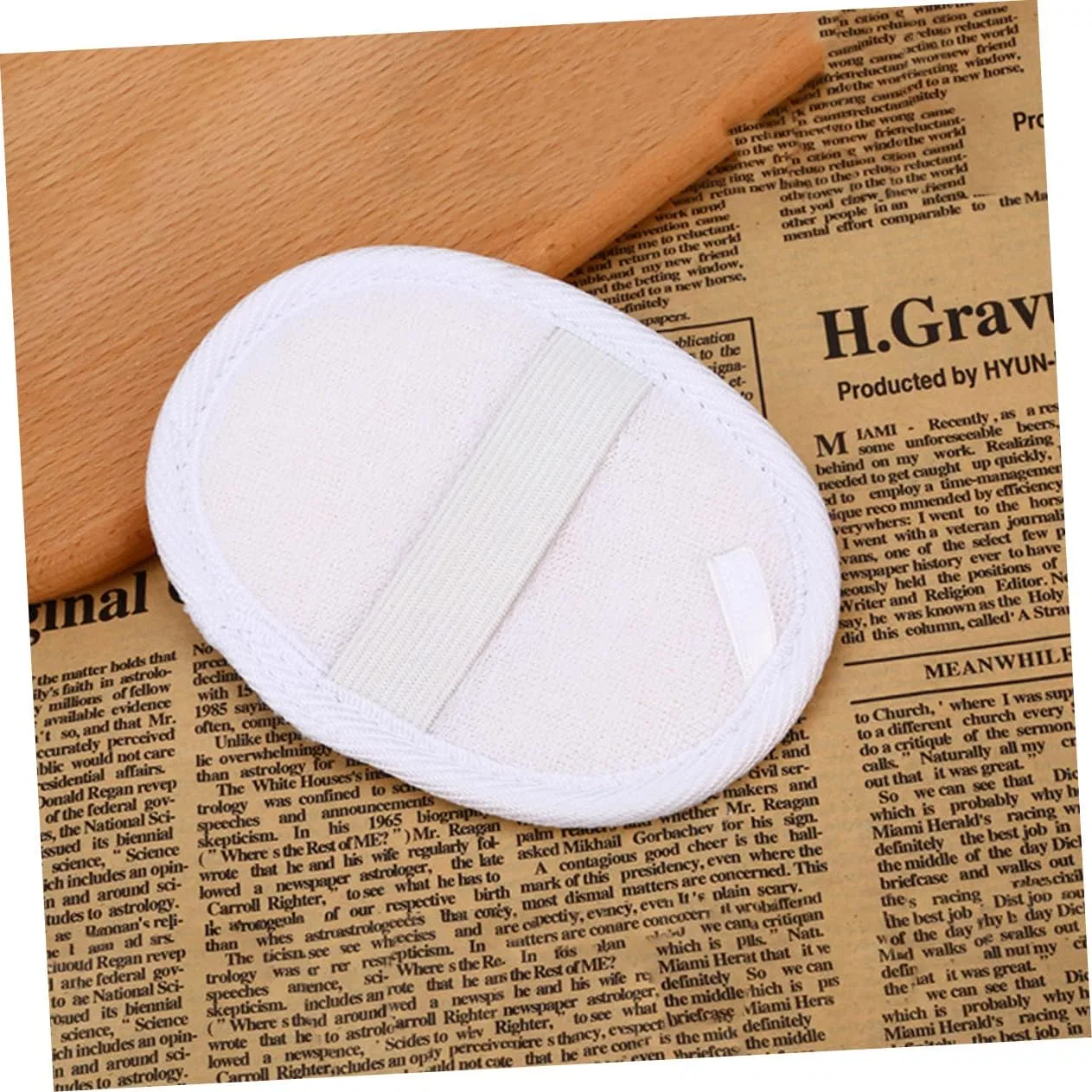 Мочалка для тела Exfoliating Loofah Pad, Mikinona, 2 шт., 12x9 см, Beige — фото 2